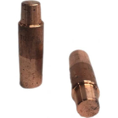 Tuffaloy - Spot Welder Tips For Use With: 5RW Electrode Holder Type: Straight Shank for 5RW Female Cap - Exact Industrial Supply