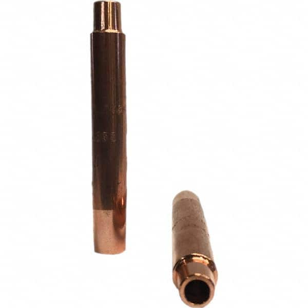 Tuffaloy - Spot Welder Tips For Use With: 4RW Electrode Holder Type: Straight Shank for 4RW Female Cap - Exact Industrial Supply