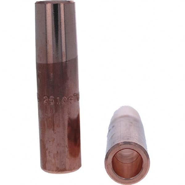 Tuffaloy - Spot Welder Tips For Use With: 5RW Electrode Holder Type: Straight Shank for 5RW Male Cap - Exact Industrial Supply