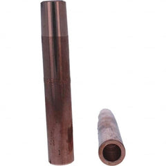 Tuffaloy - Spot Welder Tips For Use With: 5RW Electrode Holder Type: Straight Shank for 5RW Male Cap - Exact Industrial Supply