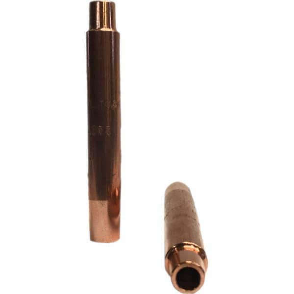 Tuffaloy - Spot Welder Tips For Use With: 4RW Electrode Holder Type: Straight Shank for 4RW Female Cap - Exact Industrial Supply