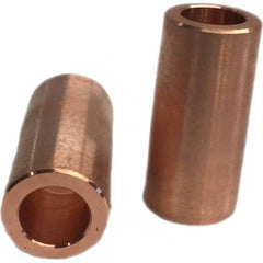 Tuffaloy - Spot Welder Tips For Use With: 6RW Electrode Holder Type: Straight Shank for 6RW Male Cap - Exact Industrial Supply