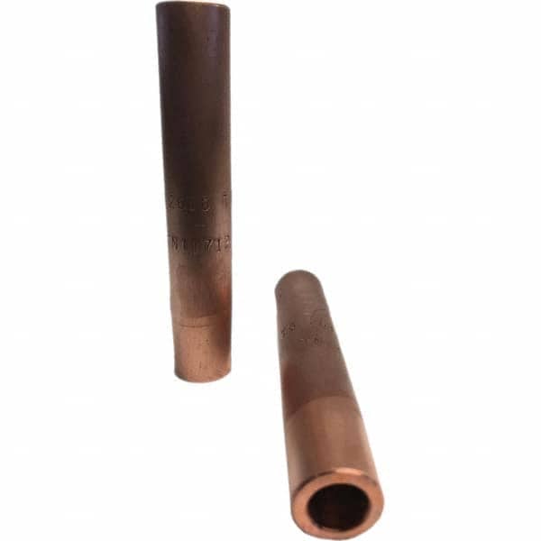 Tuffaloy - Spot Welder Tips For Use With: 6RW Electrode Holder Type: Straight Shank for 6RW Male Cap - Exact Industrial Supply