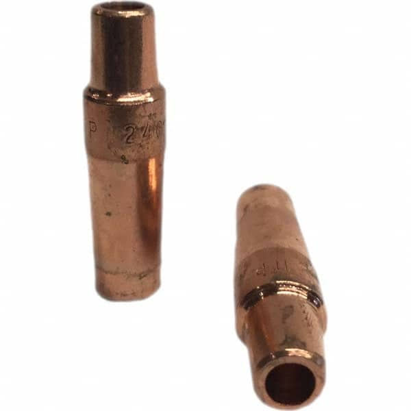 Tuffaloy - Spot Welder Tips For Use With: 4RW Electrode Holder Type: Straight Shank for 4RW Female Cap - Exact Industrial Supply