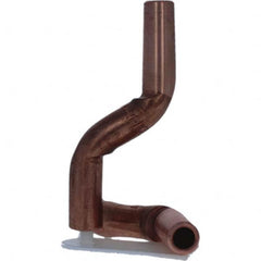 Tuffaloy - Spot Welder Tips For Use With: 4RW Electrode Holder Type: Bent Shank for 4RW Male Cap - Exact Industrial Supply