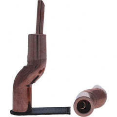 Tuffaloy - Spot Welder Tips For Use With: 5RW Electrode Holder Type: Bent Shank for 5RW Male Cap - Exact Industrial Supply