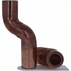 Tuffaloy - Spot Welder Tips For Use With: 5RW Electrode Holder Type: Bent Shank for 5RW Male Cap - Exact Industrial Supply