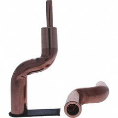 Tuffaloy - Spot Welder Tips For Use With: 5RW Electrode Holder Type: Bent Shank for 5RW Male Cap - Exact Industrial Supply