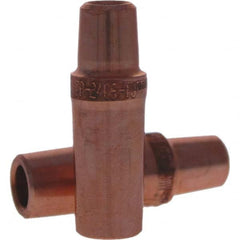 Tuffaloy - Spot Welder Tips For Use With: 4RW Electrode Holder Type: Straight Shank for 4RW Female Cap - Exact Industrial Supply