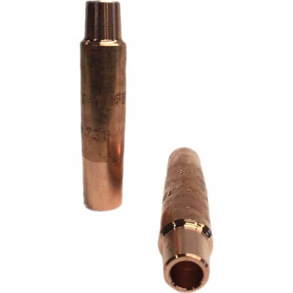 Tuffaloy - Spot Welder Tips For Use With: 5RW Electrode Holder Type: Straight Shank for 5RW Female Cap - Exact Industrial Supply