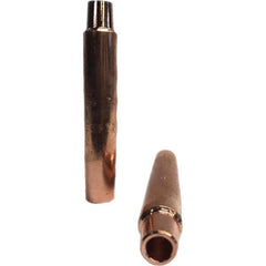 Tuffaloy - Spot Welder Tips For Use With: 5RW Electrode Holder Type: Straight Shank for 5RW Female Cap - Exact Industrial Supply