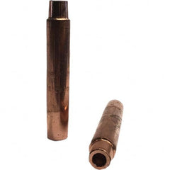 Tuffaloy - Spot Welder Tips For Use With: 6RW Electrode Holder Type: Straight Shank for 6RW Female Cap - Exact Industrial Supply