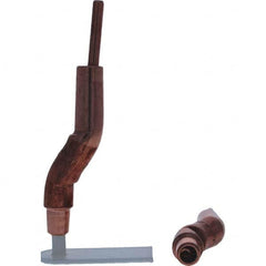 Tuffaloy - Spot Welder Tips For Use With: 4RW Electrode Holder Type: Bent Shank for 4RW Female Cap - Exact Industrial Supply