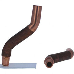 Tuffaloy - Spot Welder Tips For Use With: 4RW Electrode Holder Type: Bent Shank for 4RW Female Cap - Exact Industrial Supply