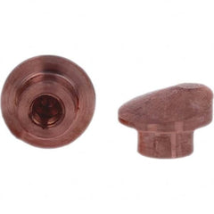 Tuffaloy - Spot Welder Tips For Use With: Socket Or Paddle Type Holder Type: Socket Tip D Nose (Offset) - Exact Industrial Supply