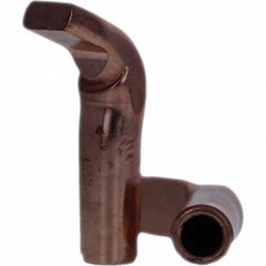 Tuffaloy - Spot Welder Tips For Use With: 5RW Electrode Holder Type: Single Bend Tip Spade Nose - Exact Industrial Supply