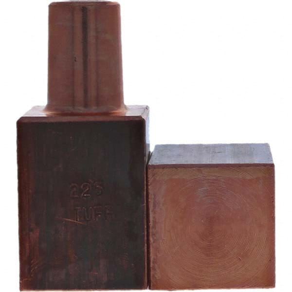 Tuffaloy - Spot Welder Tips For Use With: 5RW Electrode Holder Type: Backup Electrode Rectangular Face - Exact Industrial Supply