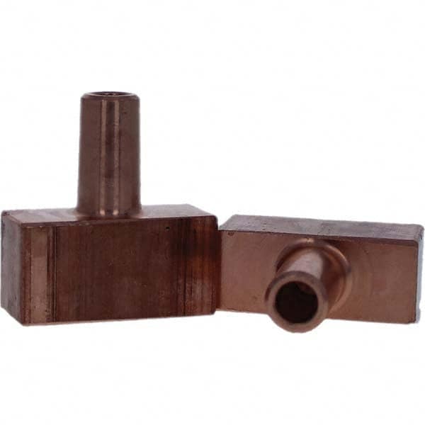 Tuffaloy - Spot Welder Tips For Use With: 4RW Electrode Holder Type: Backup Electrode Rectangular Face - Exact Industrial Supply