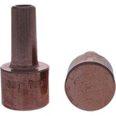 Tuffaloy - Spot Welder Tips For Use With: 4RW Electrode Holder Type: Backup Electrode Round Face - Exact Industrial Supply