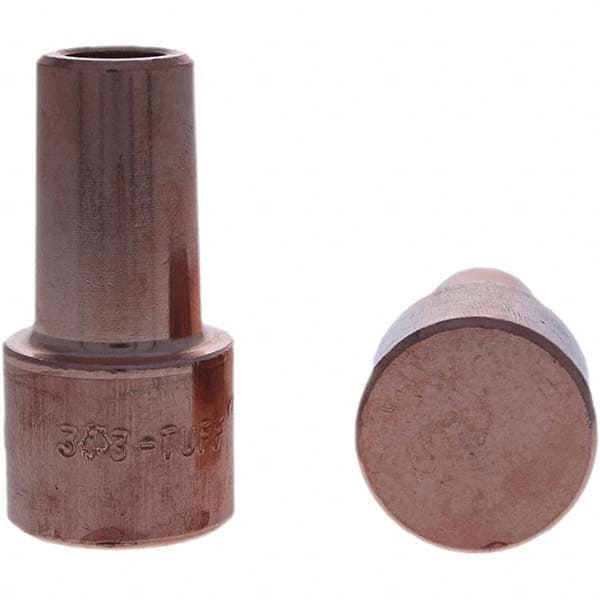 Tuffaloy - Spot Welder Tips For Use With: 5RW Electrode Holder Type: Backup Electrode Round Face - Exact Industrial Supply