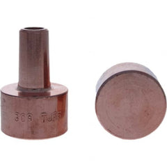 Tuffaloy - Spot Welder Tips For Use With: 4RW Electrode Holder Type: Backup Electrode Round Face - Exact Industrial Supply