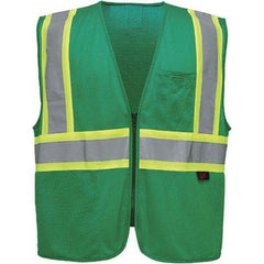 GSS Safety - Size S/M Green Mesh General Purpose High Visibility Vest - Exact Industrial Supply