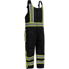 GSS Safety - Size 2X/3XL Black Waterproof & Cold Weather Bib Overall - Exact Industrial Supply