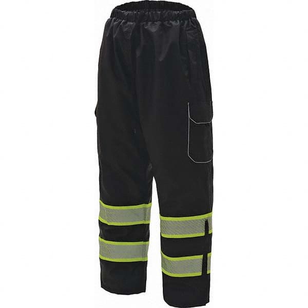 GSS Safety - Size L/XL Black Waterproof & Cold Weather Pants - Exact Industrial Supply