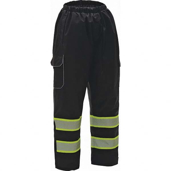 GSS Safety - Size S/M Black Waterproof Rain Pants - Exact Industrial Supply