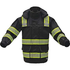 GSS Safety - Size S/M Black Waterproof Rain Jacket - Exact Industrial Supply