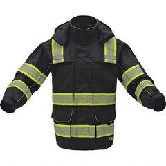 GSS Safety - Size XL Black Waterproof & Cold Weather Jacket - Exact Industrial Supply