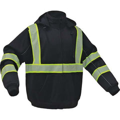 GSS Safety - Size 3XL Black High Visibility Sweatshirt - Exact Industrial Supply