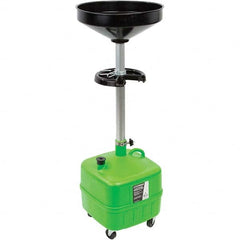 OEM Tools - Oil Drain Containers Type: Oil Lift Drain w/Casters Container Size: 9 Gal. - Exact Industrial Supply