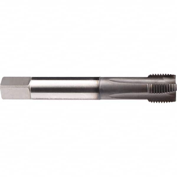 Emuge - M18x1.50 Metric Fine 6HX 4 Flute GLT-1 Finish HSS-E Spiral Point Tap - Exact Industrial Supply