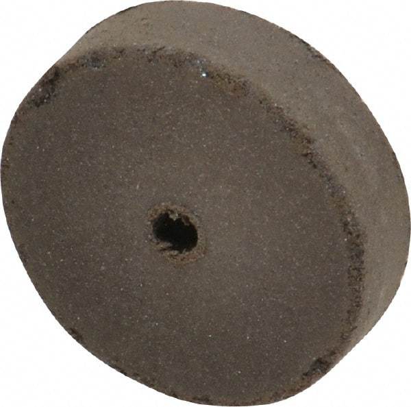 Cratex - 1" Diam x 1/8" Hole x 1/4" Thick, Surface Grinding Wheel - Medium Grade, Rubber Bond - Exact Industrial Supply