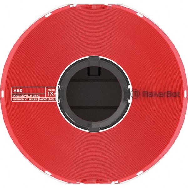 MakerBot - 3D Printer Consumables Material: ABS Color: Red - Exact Industrial Supply
