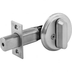 Stanley - Deadbolts Type: Thumb Turn, Inside Only Door Thickness Range: 1-3/8 - 1-3/4 - Exact Industrial Supply