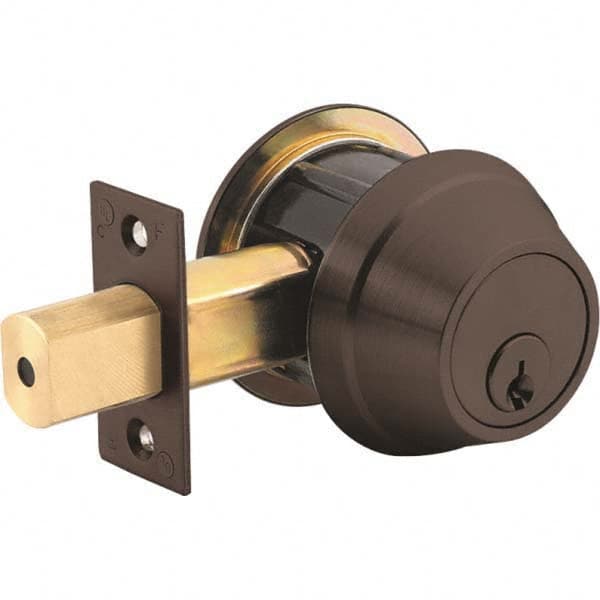 Stanley - 6 Pin Schlage C Single Cylinder Deadbolt - Exact Industrial Supply