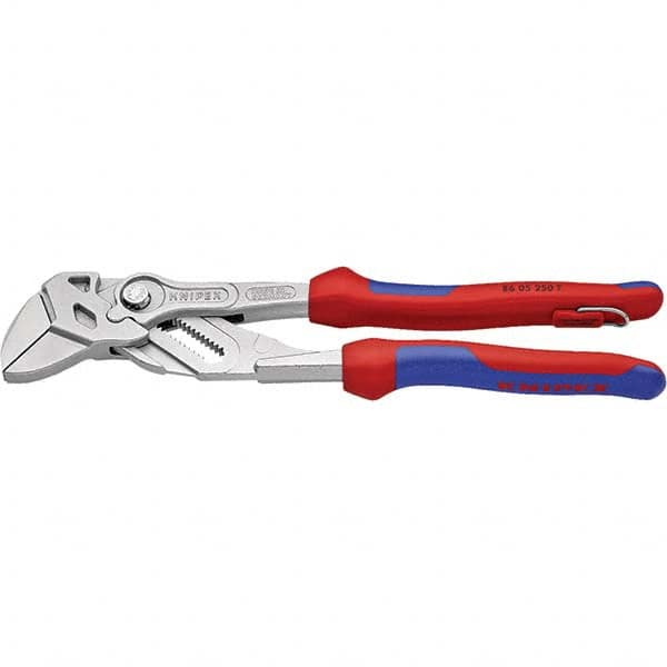 Knipex - Tongue & Groove Pliers Type: Pipe Wrench Pliers Overall Length Range: 9" - 11.9" - Exact Industrial Supply