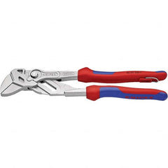 Knipex - Tongue & Groove Pliers Type: Pipe Wrench Pliers Overall Length Range: 9" - 11.9" - Exact Industrial Supply