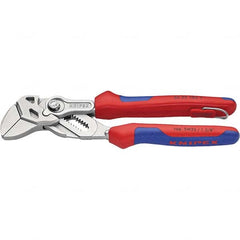 Knipex - Tongue & Groove Pliers Type: Pipe Wrench Pliers Overall Length Range: 6" - 8.9" - Exact Industrial Supply