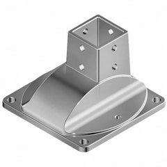 FATH - 150.11mm Wide, 3.94" High, Floor Mount Base Plates - Exact Industrial Supply