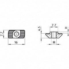 FATH - 50.04mm Wide, 0.105" High, Trigger Snap - Exact Industrial Supply