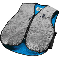 Cooling Vests; Cooling Type: Evaporating; Cooling Technology: Evaporative Cooling Vest; Activation Method: Soak in Cold Water; Water Activation; Size: 3X-Large; Color: Silver; Color Properties: NonReflective; Maximum Cooling Time (Hours): 10; Closure Type