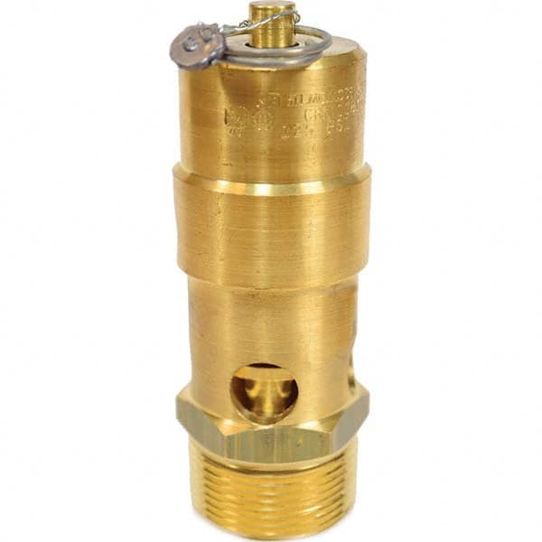 Control Devices - 1-1/4" Inlet, ASME Safety Valve - Exact Industrial Supply