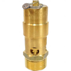Control Devices - 1-1/4" Inlet, ASME Safety Valve - Exact Industrial Supply