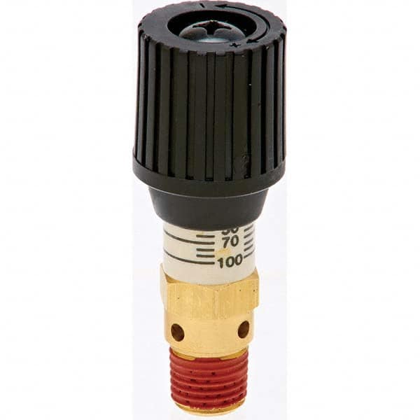 Control Devices - 1/4" Inlet, ASME Safety Valve - Exact Industrial Supply