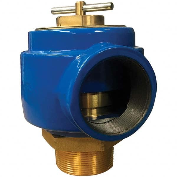 Control Devices - 2-1/2" Inlet, 2-1/2" Outlet, Noncode Safety Relief Valve - Exact Industrial Supply