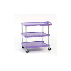 Metro - Carts; Type: Utility ; Load Capacity (Lb.): 300.000 ; Number of Shelves: 2 ; Width (Inch): 23-7/16 ; Length (Inch): 34-3/8 ; Height (Inch): 35-1/2 - Exact Industrial Supply