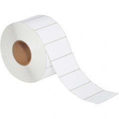 Value Collection - Pack of 4 Rolls, 3,000 Labels per Roll, 4" x 2" White Topcoated Facestock Thermal Labels - Exact Industrial Supply
